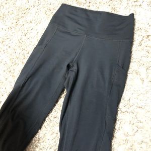 Aerie Full Length Black Leggings w Pockets